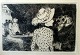 Forain, 
Jean-Louis 
(1852 - 1931) 
France: Cafe 
scene. Etching. 
Signed. 10 x 15 
cm.
Framed.