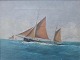 Olesen, E (20th 
century) 
Denmark .: A 
fishing boat. 
Oil on canvas. 
Signed: E. 
Olesen 39. 23 x 
31 ...