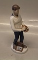 Bing and 
Grondahl B&G 
2350 'The 
Little Painter' 
22.5 cm, Vita 
Thymann Marked 
with the three 
...