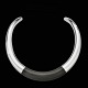Georg Jensen 
Sterling Silver 
Neckring with 
Ebony - Aura 
#A29AE
Designed by 
Anne ...