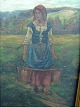 French 
Paintings wife 
with cows
Height: 46 
Width: 54 cm
goals are 
incl. Rame
