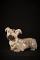 Dahl Jensen, DJ 
porcelain 
figure of Skye 
terrier dog. 
Decoration 
number: 1102. 
1.sort. H:11cm. 
...