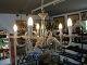 6-shades 
chandelier in 
chromium-plated 
metal, covered 
by glass and 
with 6 large 
glass-drops. In 
...