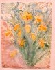 Kielberg, Ole (1911 - 1985) Denmark: Pearl lilies. Watercolor on paper. Signed on both front and ...