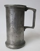 Pewter 
measuring cup, 
1 pot, Buntzen, 
1900, 
Copenhagen, 
Denmark. 
Stamped. 
Height: 11.5 
cm.