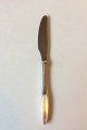 Kongelys 
Frigast/Gense 
sølvplet 
Spisekniv. 
Måler 21,8 cm