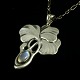 Christian 
Fjerdingstad 
1891-1968. Art 
Nouveau Silver 
Pendant with 
Moonstone.
Designed and 
...