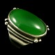 Børge Malling 
Jensen Sterling 
Silver Ring 
with Green 
Agate
Designed and 
crafted by 
Børge ...