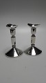 Pair of Swedish 
silver 
candlestick 
sterling silver 
Height 
11cm.Diameter 
foot 7.5cm.