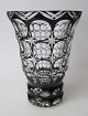 Bømic crystal 
vae, 20th 
century. Clear 
crystal with 
red overlay. 
With numerous 
grindings. ...