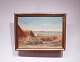 Oil painting 
with nature 
motif in warm 
colors and 
patinated 
frame.
H - 51 cm, W - 
69 cm and D - 
...