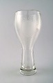 Bengt Orup, 
Johansfors. Art 
Glass Vase.
Designed in 
the 1950s.
Height 23 cm. 
Diameter 11 ...