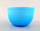 Holmegaard, 
Palet bowl made 
of turquoise 
and
white opal 
glass.
Design: 
Michael Bang.
Measures ...