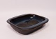 Brown ceramic 
dish with a 
dark blue glaze 
by Søholm, no.: 
3456.
H - 4,5 cm, W 
- 19 cm and D - 
...