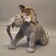 Bing and 
Grondahl B&G 
1858 Elephant 
and Mahout 28 x 
37 cm Marked 
with the three 
Royal Towers of 
...