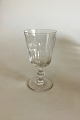 Holmegaard 
Danish glass 
Christian VIII 
Red Wine Glass. 
Measures 
approx. 15 cm / 
6 7/64 in.