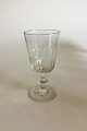 Holmegaard 
Danish glass 
Christian VIII 
Beer Glass. 
Measures 
approx. 17 cm / 
6 11/16 in.