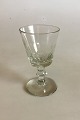 Holmegaard 
Wellington 
Sweet Wine 
Glass half 
facetted. 
Measures 
approx. 10.8 cm 
/ 4 1/4 in.
