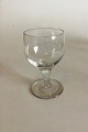 Unknown / 
Danish Glass 
Wine Glass. 
From 1800-1850. 
Measures 12 cm 
/ 4 23/32 in.
