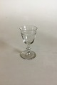 Holmegaard 
Danish glass 
Berlinois Sweet 
Wine Glass with 
ribbon 
grinding. 
Measures 
approx. 10.5 
...