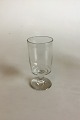 Holmegaard 
Danish glass 
Beatrice Toddy 
Glass. From 
1890-1930. 
Measures 
approx. 13 cm / 
5 1/8 in.