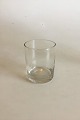 Holmegaard 
Cylider shaped 
Whiskey Glass, 
Catalog 1853. 
Measures 8 cm / 
3 5/32 in.