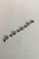 Georg Jensen 
Sterling Silver 
Bracelet with 
Flower Links No 
18. With marks 
from ...