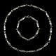 Georg Jensen 
Sterling Silver 
Necklace & 
Bracelet Set 
#391
Designed by 
Lene Munthe.
Stamped ...