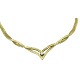 Brillant 
jewellery. 
Necklace of 
14k gold, set 
with a 
brillant, app. 
0.25 ct. 
Colour: ...