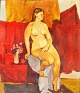 Rudnev, Sergei 
W. (1956 -), 
Russia: Nude 
study. Oil on 
cardboard. 
Signed. 40 x 34 
cm.
Without ...