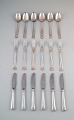 Old Danish 
dinner silver 
cutlery for 6 
people.
A total of 18 
p. 1920 s.
The set 
consists of 6 
...