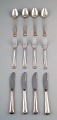 Cohr Old Danish 
silver cutlery 
for 4 p. A 
total of 12 p.
The set 
consists of 4 
spoons, 4 
forks, ...