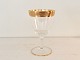Lyngby Glass, 
Tosca, Red wine 
glass, crystal 
glass with gold 
sanding, 12cm 
high * Nice 
condition *