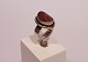 Ring with pink 
stone, stamped 
H in 925 
sterling 
silver.
Size - 54 and 
2,5 cm.