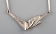 Björn 
Weckström, 
Lapponia, 
Finland.
Vintage 
modernist 
necklace in 
sterling 
silver, ...