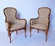 A set of easy 
chairs by a 
danish 
designer/cabinetmaker 
from around the 
1930-1940s. The 
chairs ...