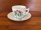 Bing and 
Grondahl, 
Rønnebær, 
hand-painted 
coffee cup and 
saucer # 102, 
7.5cm in 
diameter, 6.5cm 
...