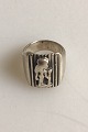 Hans Hansen 
Sterling Silver 
Ring 
African/Egyptian 
motiv embellish 
the ring. Ring 
size 52/US 6, 
...