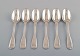 6 dessert 
spoons, Old 
rifled, Danish 
silver 0.830.
Guardein: Jens 
Sigsgaard.
Measures: 18.5 
...