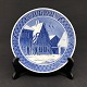 Diameter 18 cm.
The plate is 
designed by 
Oluf Jensen.
Motive: Houses 
on Aabenraa 
square.
