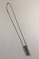 Georg Jensen 
Sterling Silver 
Chain with 
Pendant No 252 
Measures 
Pendant Length 
3,5 cm/1.37 ...