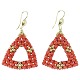 A pair of coral 
triangular 
earrings 
made of 14k 
gold. 
H. 5,8 cm. W. 
3,2 cm. 
Antik ...