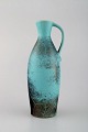 Richard 
Uhlemeyer, 
German 
ceramist.
Pottery 
pitcher, 
beautiful 
crackled glaze 
in green red 
...