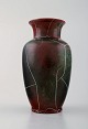 Richard 
Uhlemeyer, 
German 
ceramist.
Ceramic vase, 
beautiful 
cracked glaze 
in green red 
...