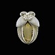 Georg Jensen. 
Sterling Silver 
Cactus Brooch 
Clip, partly 
gilded #227. 
1933-44 ...
