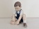 Bing and 
Grondahl, Boy 
with bricks # 
2306, 11cm 
tall, 10cm 
wide, Design 
Svend Jacobsen, 
...