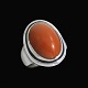 Georg Jensen. 
Sterling Silver 
Ring with Coral 
#46A - Harald 
Nielsen - 
1933-44 ...