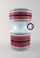 Stig Lindberg 
"studio hand", 
Gustavsberg. 
Faience 
jug/vase with 
hand-painted 
...