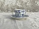 Bing & 
Grondahl, Blue 
/ 
Mussel-painted, 
Coffee cup with 
saucer, B & G, 
5.5cm high, 
6.7cm in ...