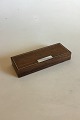 Hans Hansen 
Rosewood Box 
with loose Lid 
with Sterling 
Silver inlay. 
Measures 20.9 
cm / 8 15/64 
...